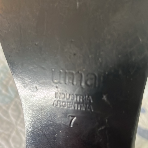 Uma loafers fur toe, size 7 - Picture 7 of 9